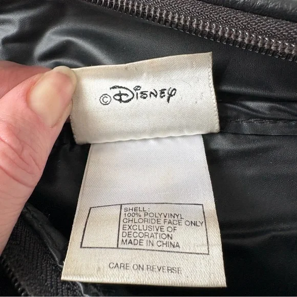 vintage WALT DISNEY WORLD Fanny pack Mickey Mouse crossbody bag faux leather EUC - Picture 10 of 16